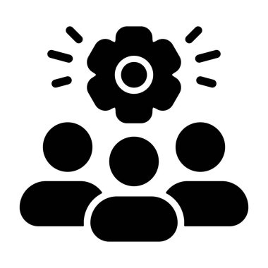 Tasarım için profesyonel vektör simgesi, Takım Çeşitliliği