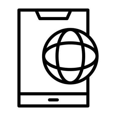 Mobil Arayüz - kolay kullanım için zarif vektör simgesi