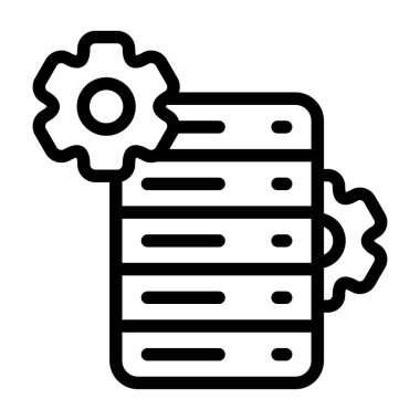 Panel özellikleri, iş için pratik modern vektör simgesi