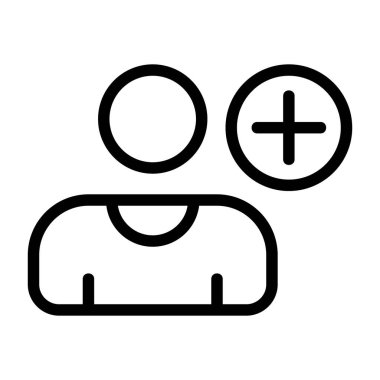 Kişiyi Davet Et - iş kullanımı için en küçük vektör simgesi