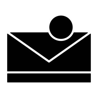 E- posta simgesi, vektör illüstrasyonu. Posta     