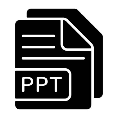 Güç Noktası dosya simgesi beyaz geri gorund, vektör illüstrasyonu  