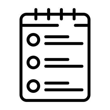 Alışveriş Listesi, sunum için en küçük vektör simgesi