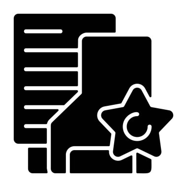 Beyaz geri gorund üzerindeki favori dizin simgesi, vektör illüstrasyonu  