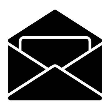 E- posta simgesi, vektör illüstrasyonu. Posta     