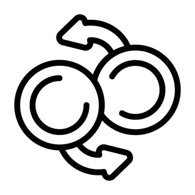 Para birimi simgesi, siyah işaret beyaz arkaplanda izole edildi  