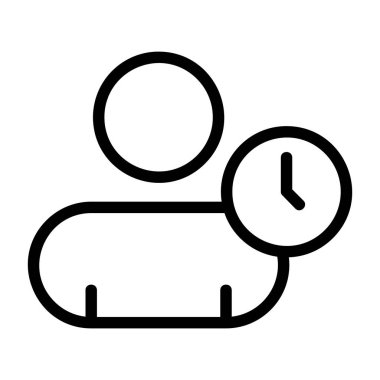 Yeni Kişi - dijital tasarım için temiz vektör simgesi