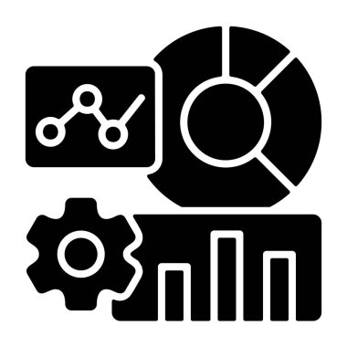 Veri Görselleştirme - kolay kullanım için tasarlanmış ince simge