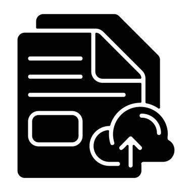 Beyaz geri gorund, vektör illüstrasyonunda yedekleme dosyası simgesi  