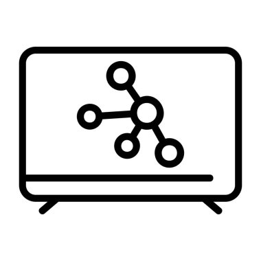 IoT İnbot simgesi, siyah işaret beyaz arkaplanda izole edildi  
