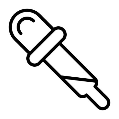 Göz Ayıklayıcı simgesi, beyaz arkaplanda siyah işaret  