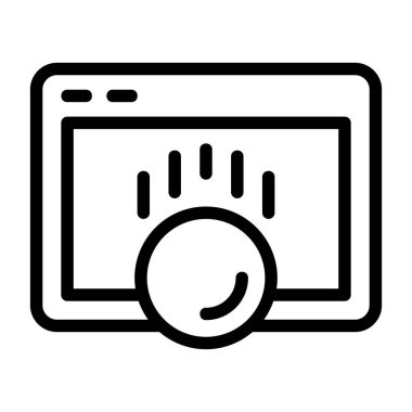 Bağış platformu simgesi, siyah işaret beyaz arkaplanda izole edildi  