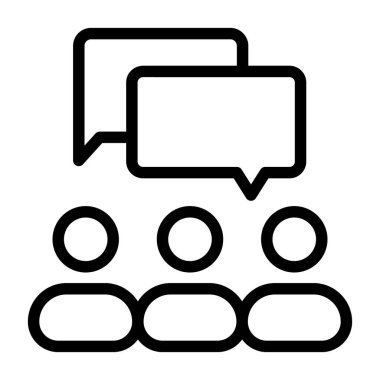 Profesyonel kullanım için minimum vektör simgesi, Takım İletişimi