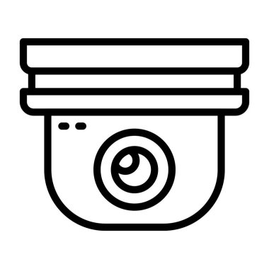 Güvenlik Kamerası - Takım sunumu için temel vektör simgesi