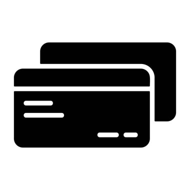 Basit biçimdeki profesyonel simge, kredi kartı