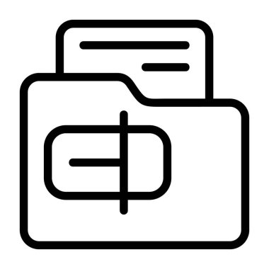 Beyaz geri gorund üzerindeki Dizin simgesini yeniden adlandır, vektör illüstrasyonu 