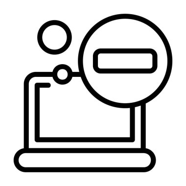 Beyaz arkaplanda simge ve siyah işareti kaldır  