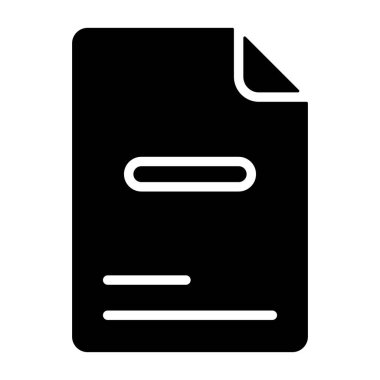 Belge simgesini kaldır, basit vektör illüstrasyonu