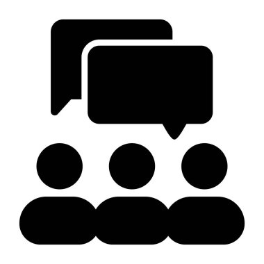 Profesyonel kullanım için minimum vektör simgesi, Takım İletişimi