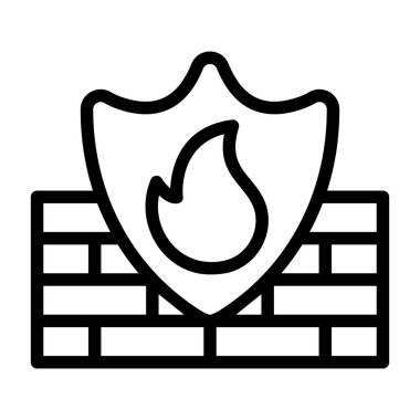 Koruma simgesi işaret vektör illüstrasyonu 