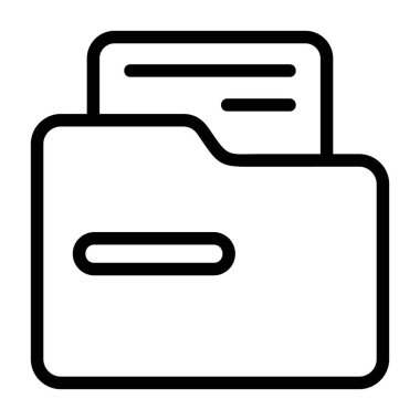 Beyaz sırt listesindeki Dizin simgesini kaldır, vektör illüstrasyonuName 