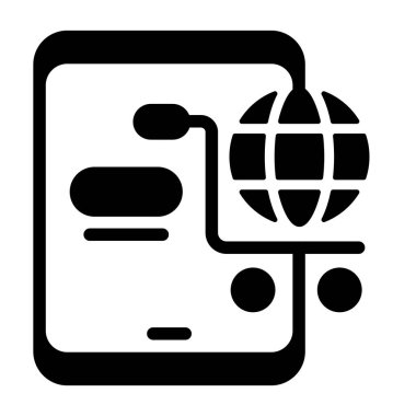 genel ağ vektör çizgisi tasarımı 