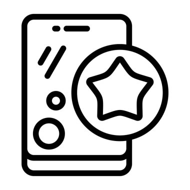 Favori simge, beyaz arkaplanda izole edilmiş siyah işaret  