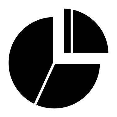 Analitik Çizelge - iş sunumu için asgari vektör simgesi