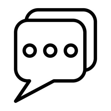 İleti - modern iş için asgari vektör simgesi