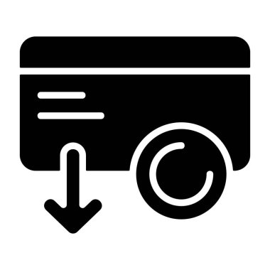 Çizim simgesi vektör illüstrasyonlu para    