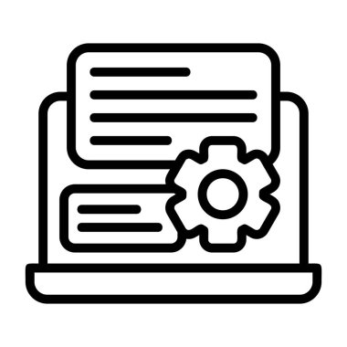 Proje Planı simgesi imzalama vektör çizimi    