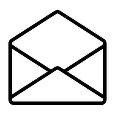 E- posta simgesi, vektör illüstrasyonu. Posta     