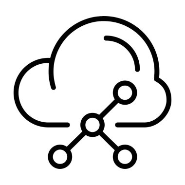 Bağlantı - Ürün tasarımı için temiz vektör simgesi