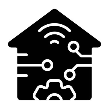 Otomasyon web simgesi vektör illüstrasyonu