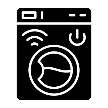 Akıllı Yıkama simgesi vektör çizimi