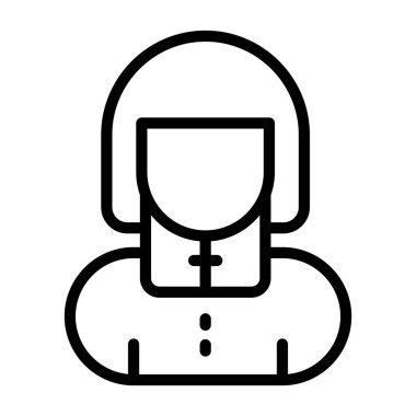 Kırık Boyun simgesi vektör çizimi 