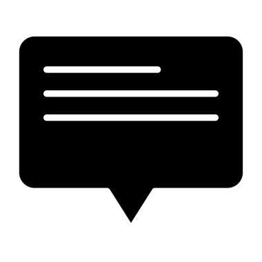 Sohbet Metni - tasarım için profesyonel vektör simgesi