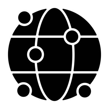 Ağ oluşturma - Markalaşma için Parlak vektör simgesi