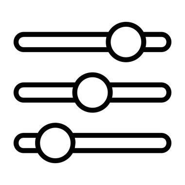 Filtre simgesi işaret vektörü çizimi 