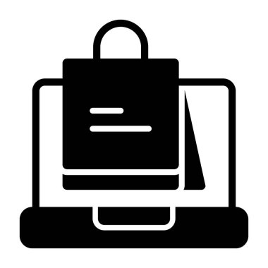 Alışveriş Torbası - gösterişli sunum için hazırlanmış profesyonel vektör simgesi