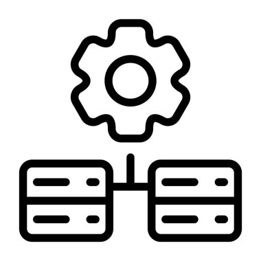 WHM simgesi vektör illüstrasyonu 