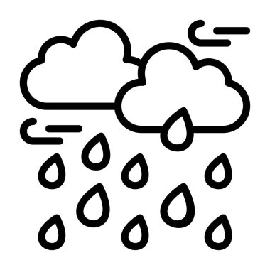 Duş simgesi vektör illüstrasyonu 