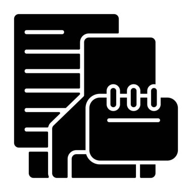 Beyaz geri gorund üzerindeki Takvim Dizini simgesi, vektör illüstrasyonu 