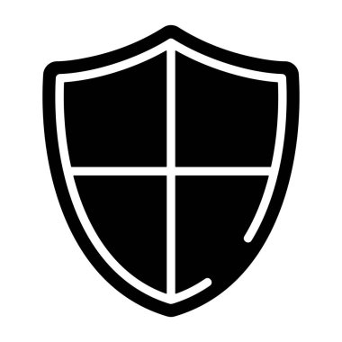 Güvenlik simgesi işaret vektörü illüstrasyonu 