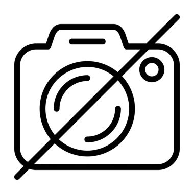 Kamera Kapalı - iş sunumu için profesyonel vektör simgesi