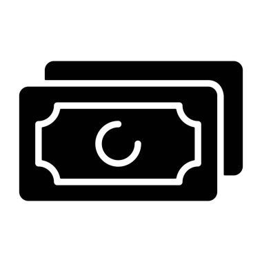 Para simgesi işareti illüstrasyon vektör 