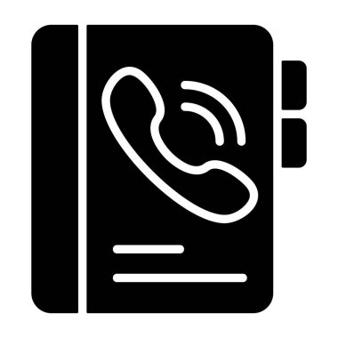 Kişi Kitabı - çevrimiçi araçlar için basit vektör simgesi