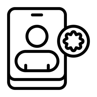 Yeni Kişi - çevrimiçi araçlar için basit vektör simgesi