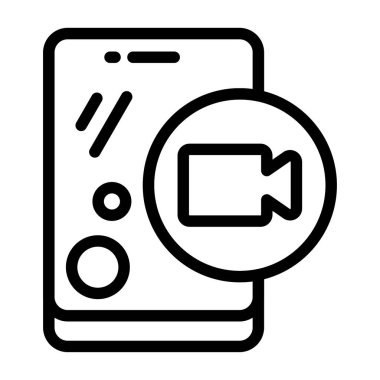 Ekran Kaydedicisi- Çok Yönlü basit vektör simgesi