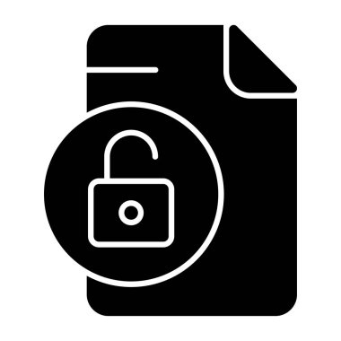 Beyaz geri gorund, vektör illüstrasyonundaki simgeyi aç